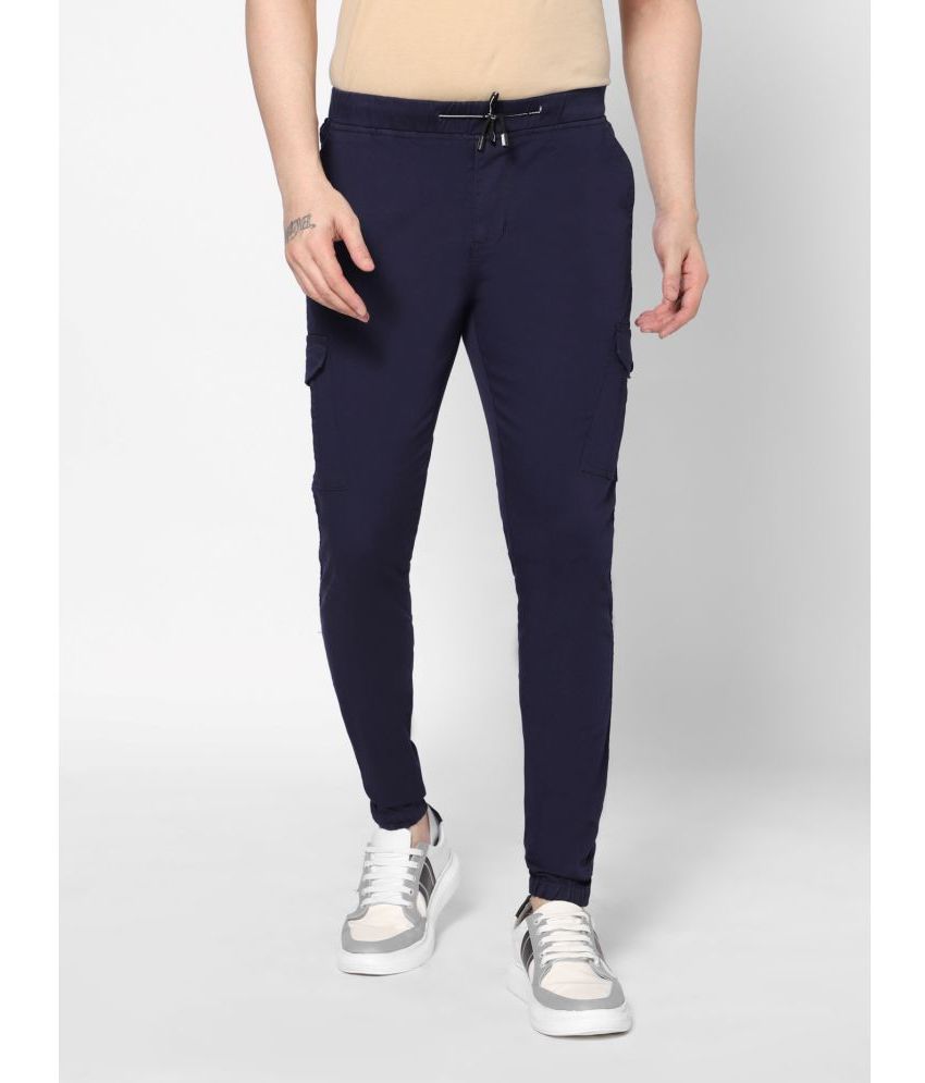 Rea-lize - Navy Blue Cotton Skinny Fit Men's Jeans ( Pack of 1 )