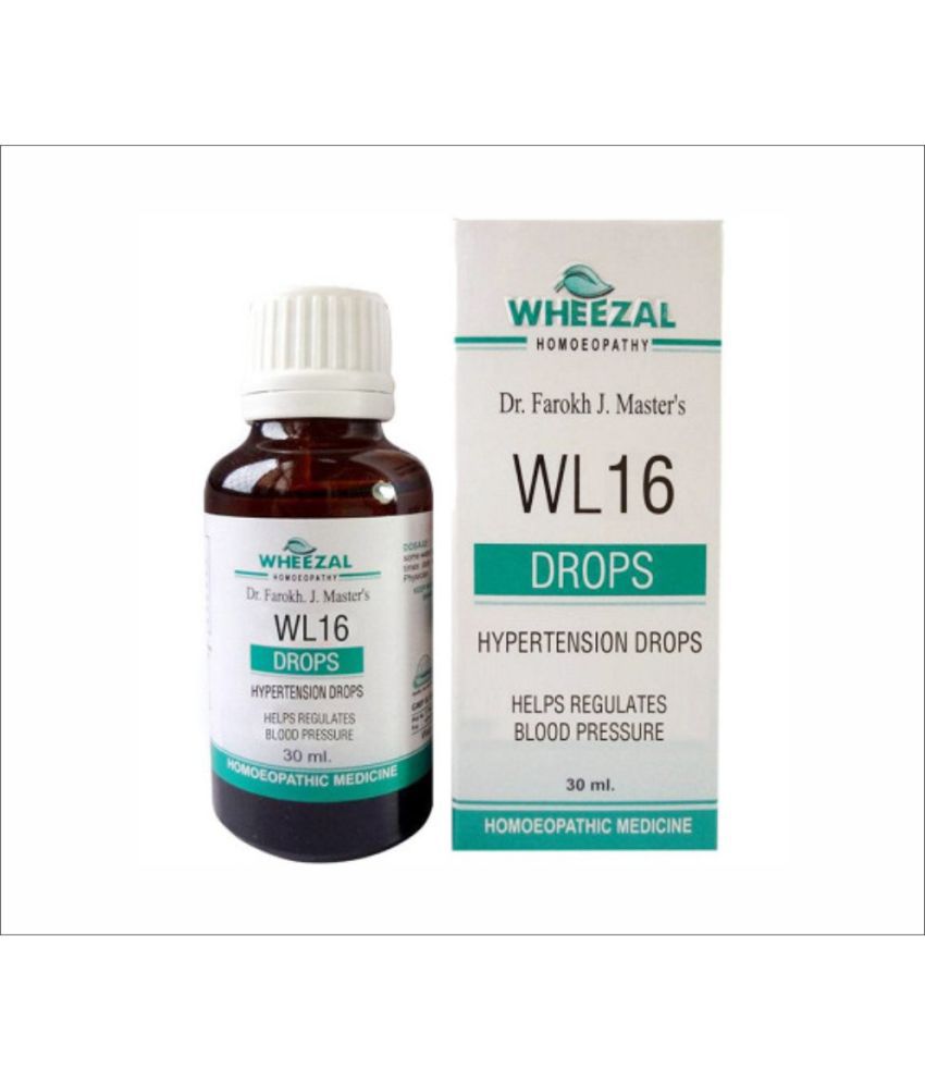     			Wheezal WL-16 Hypertension Drops (30ml) (PACK OF TWO) Drops 30 ml