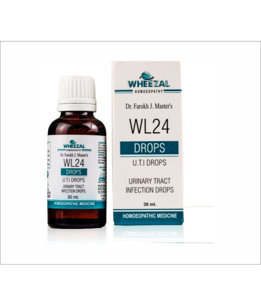     			Wheezal WL-24 UTI Drops (30ml) (PACK OF TWO) Drops 30 ml