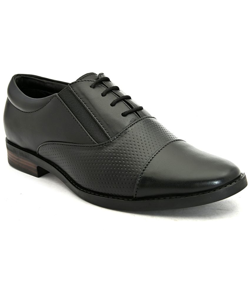     			Fashion Victim - Black Men's Derby Formal Shoes