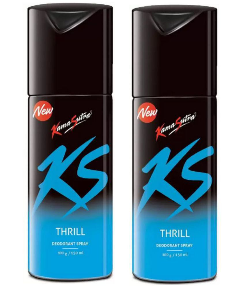     			KamaSutra - Deodorant Spray for Unisex 300ML ( Pack of 2 )