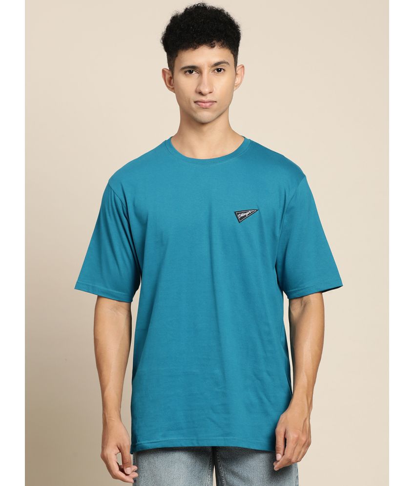     			Dillinger - Blue Cotton Oversized Fit Men's T-Shirt ( Pack of 1 )