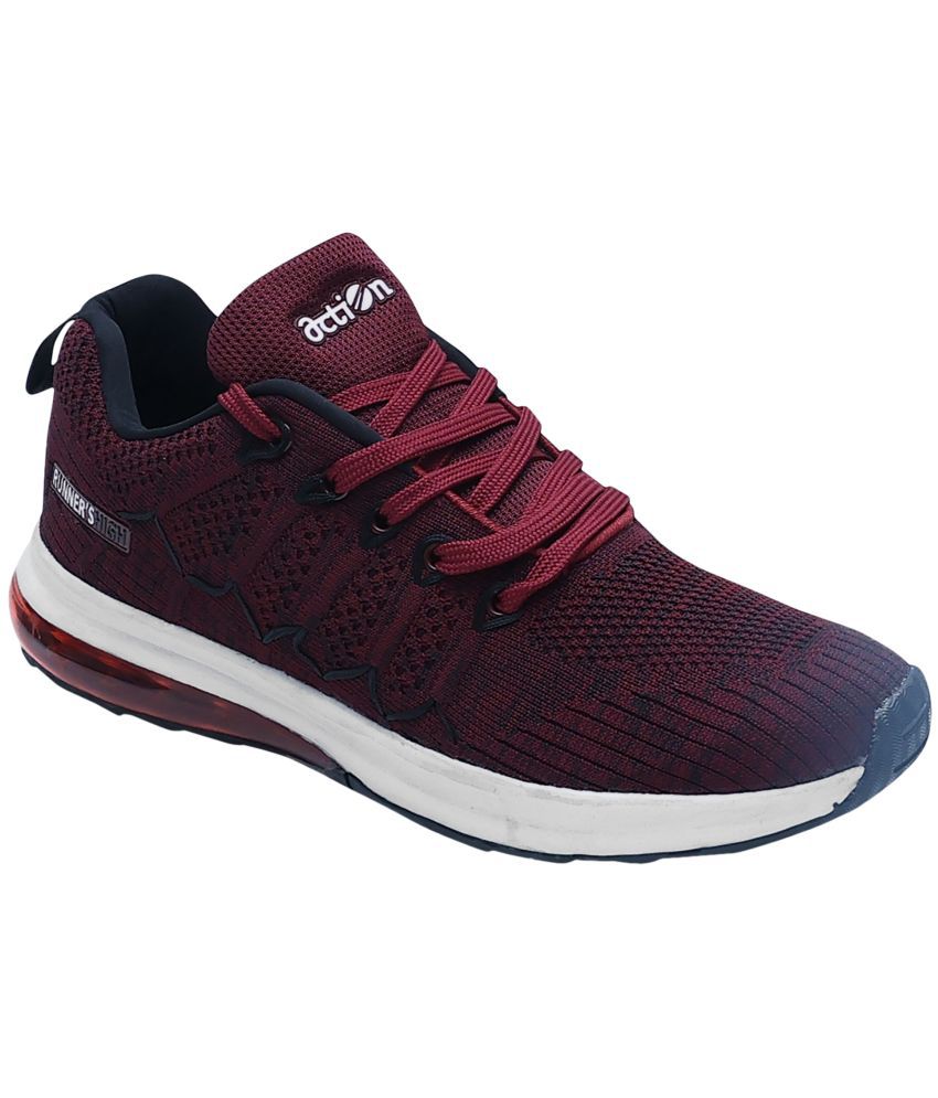     			Action AM-1511-Mrn-Blk Running Shoes Maroon