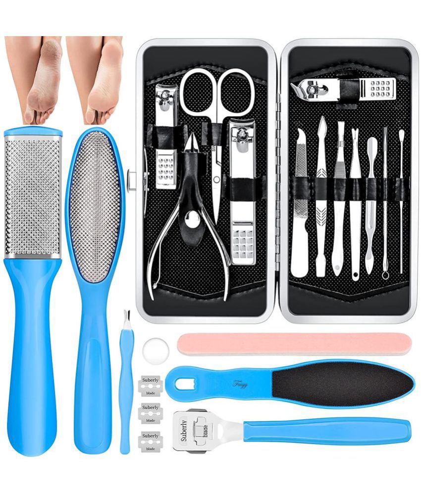     			Pedicure Kits - Callus Remover for Feet, 23 in 1 Professional Manicure Set Pedicure Tools Stainless Steel Foot Care, Foot File Foot Rasp Dead Skin