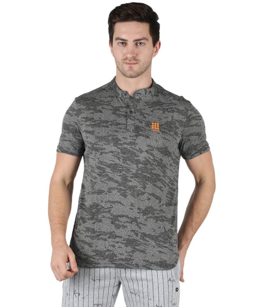     			Rock.it - Grey Polyester Regular Fit Men's T-Shirt ( Pack of 1 )