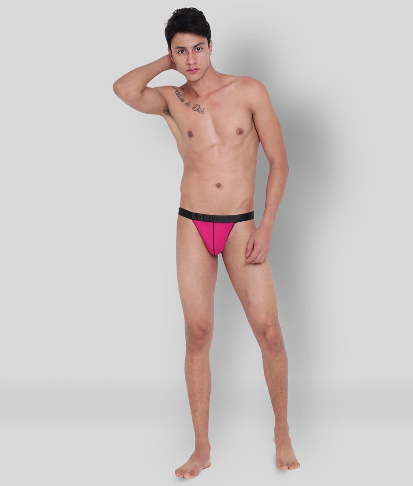 Trendy Men La Intimo - Pink Modal Mens G-String ( Pack of 1 ) - M 2025 at ShopCircuit | ONDC