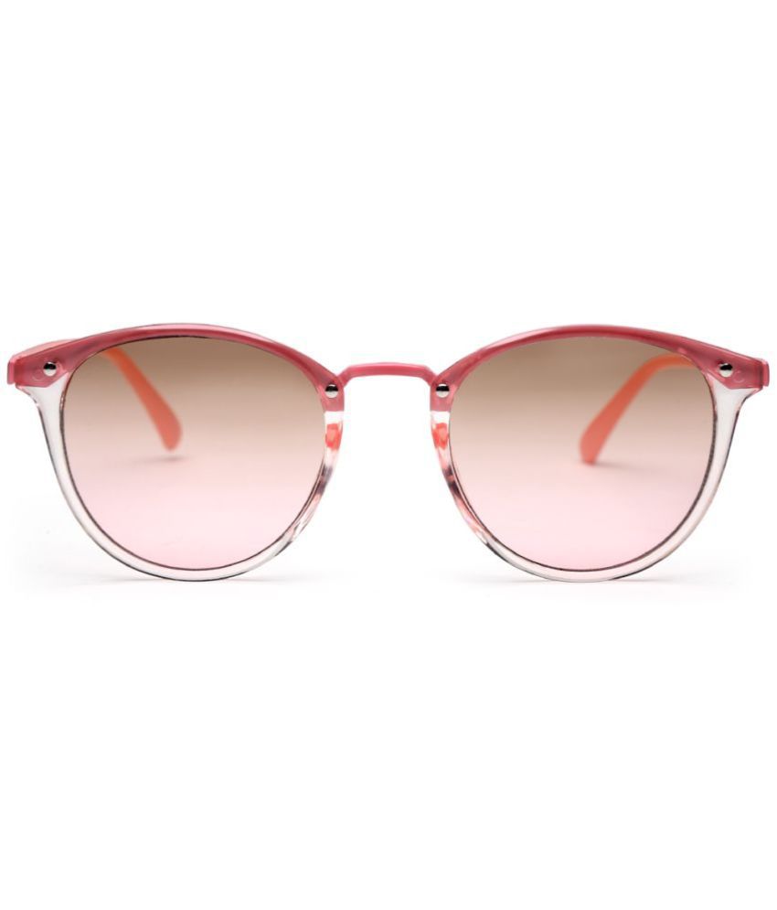     			YourSpex - Pink Oval Sunglasses ( Pack of 1 )