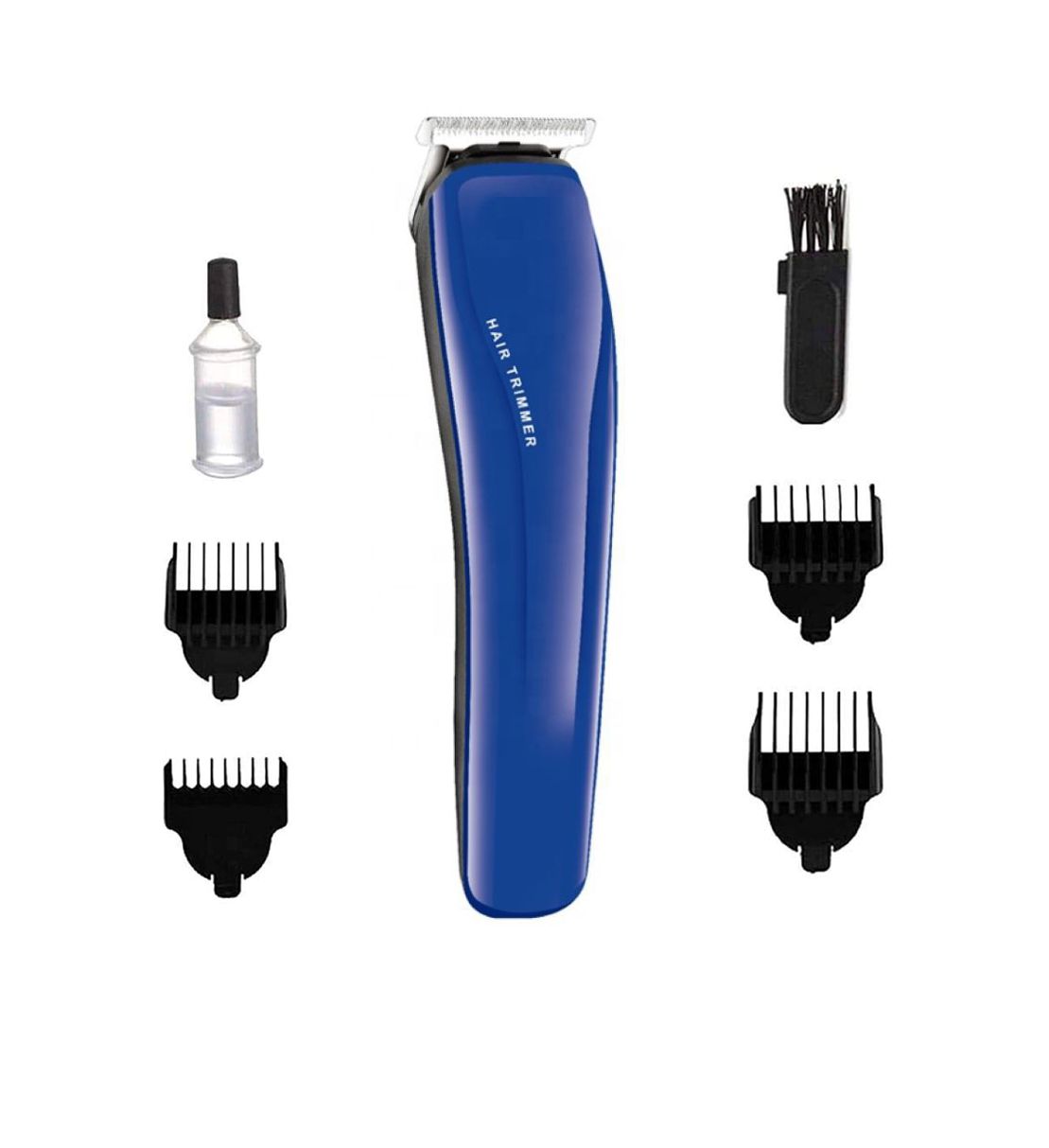 Rechargeable Cordless Beard Trimmer AT 528 (Blue)