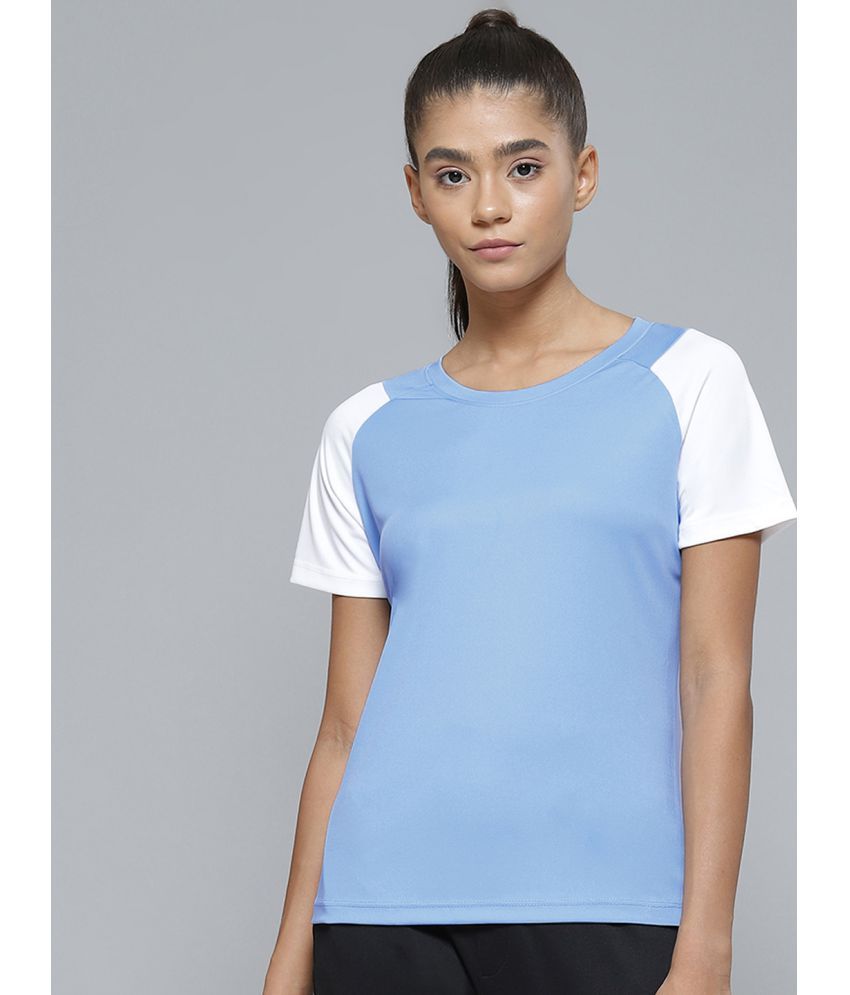     			Alcis Blue Polyester Tees - Single