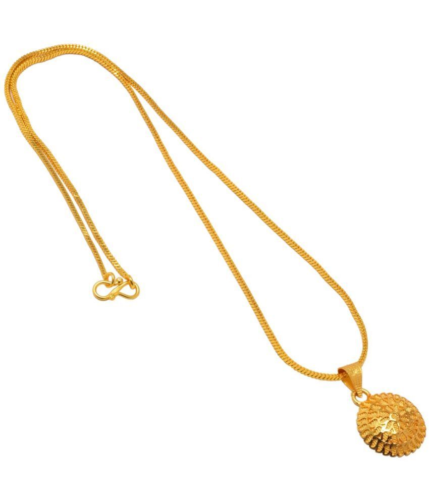     			Jewar Mandi - Golden Pendant ( Pack of 1 )