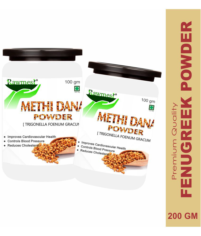     			rawmest Fenugreek Seeds, Methi Seeds, Methi Powder 200 gm Pack Of 2