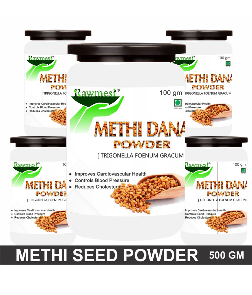     			rawmest Methi Dan, Fenugreek Seeds, Methi Powder 500 gm Pack Of 5