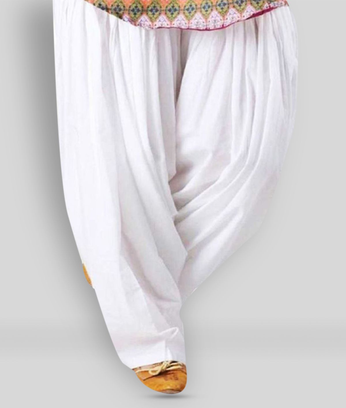 shri hub - White Cotton Women's Salwar ( Pack of 1 )