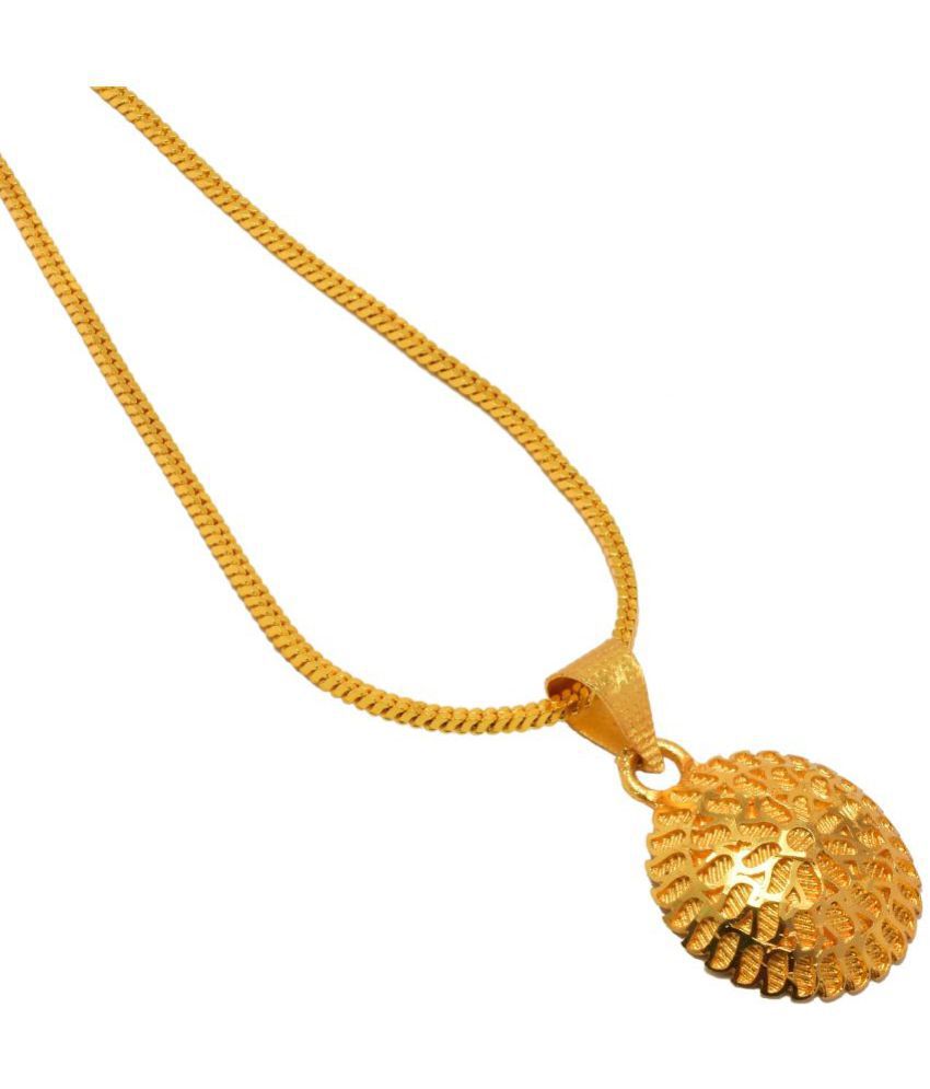     			Jewar Mandi - Golden Pendant ( Pack of 1 )