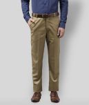 Hangup - Khaki Cotton Blend Regular-Fit Men's Formal Pants ( Pack of 1 )