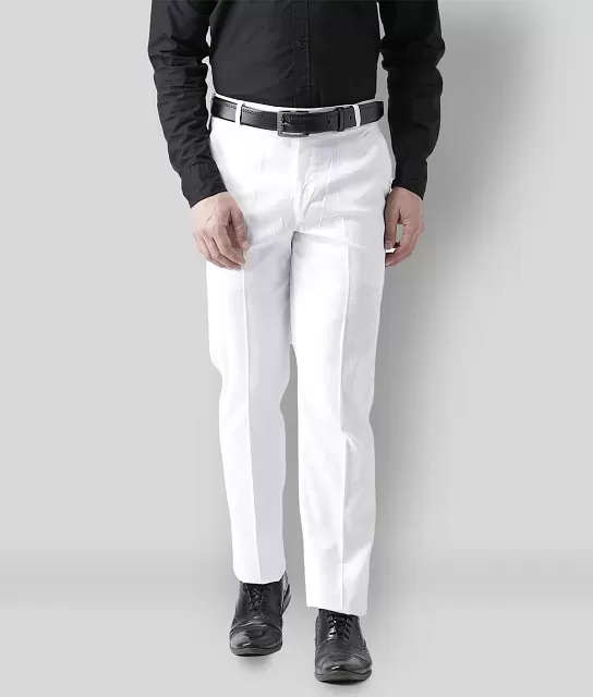 Slim Fit Solid Color Slacks Men's Casual Vintage Style High - Temu