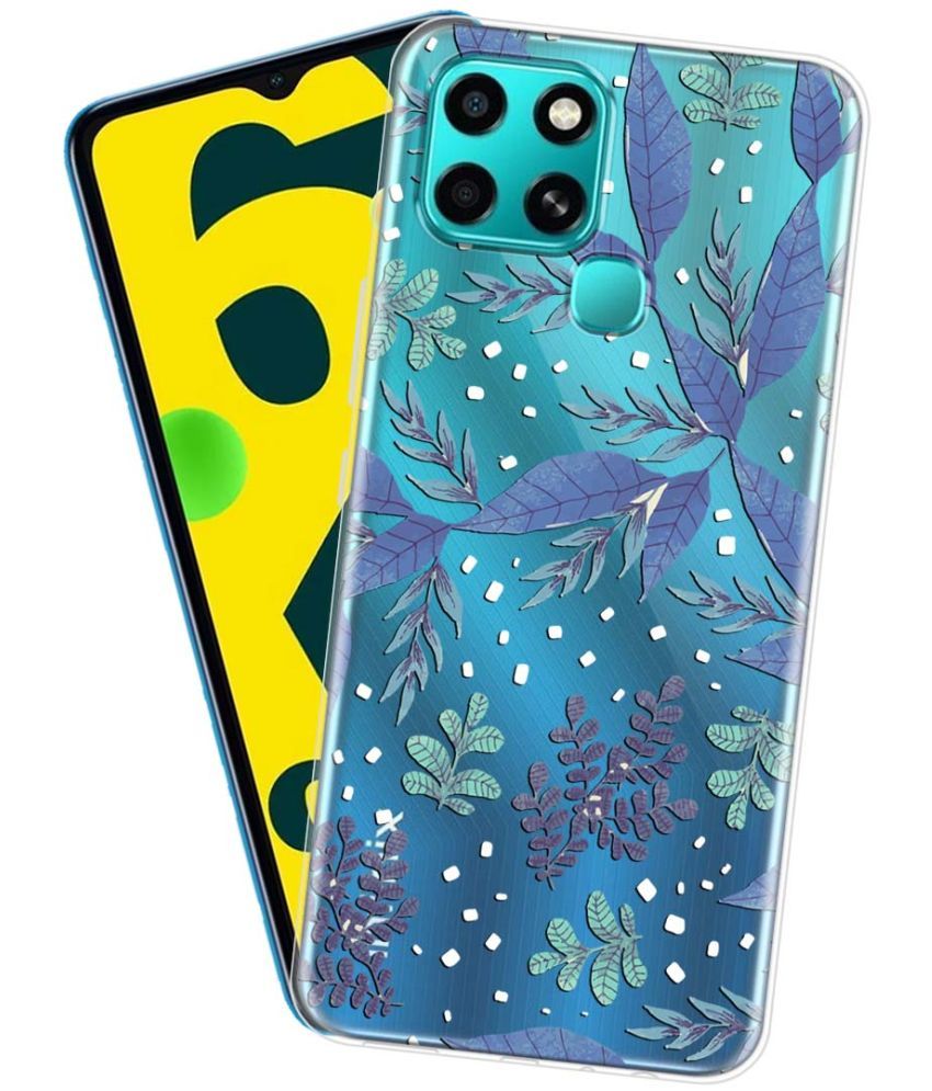     			NBOX - Multicolor Silicon Printed Back Cover Compatible For Infinix Smart 6 ( Pack of 1 )