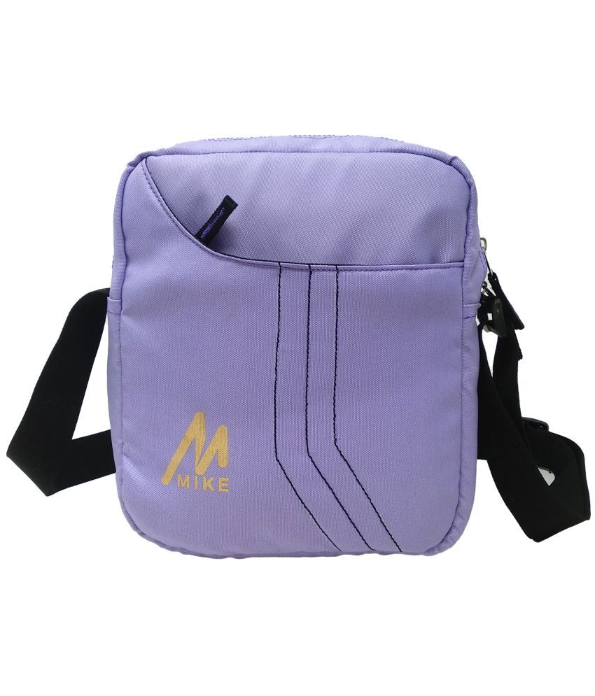     			mikebags 8 Ltrs Purple Polyester College Bag
