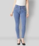 Miss Chase - Blue Cotton Skinny Fit Women's Jeans ( Pack of 1 )