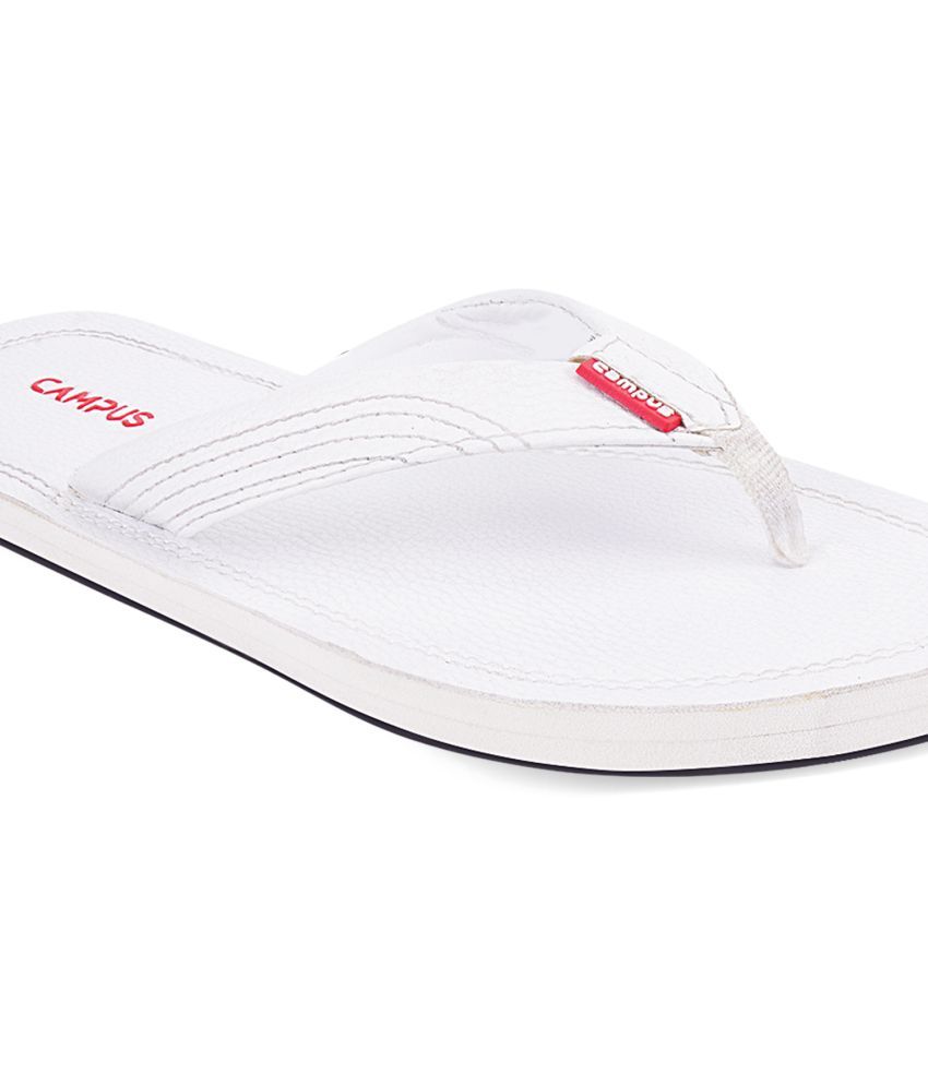Campus White Men's Daily Slipper (Pair 