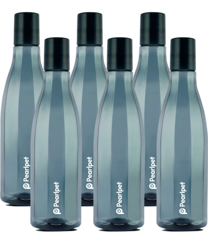     			PearlPet - Grey Fridge Water Bottle ( Pack of 6 )