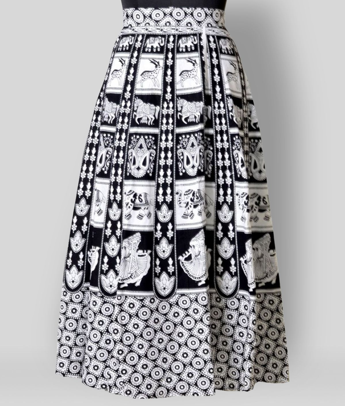     			Rangun - Multicolor Cotton Women's A-Line Skirt ( Pack of 1 )
