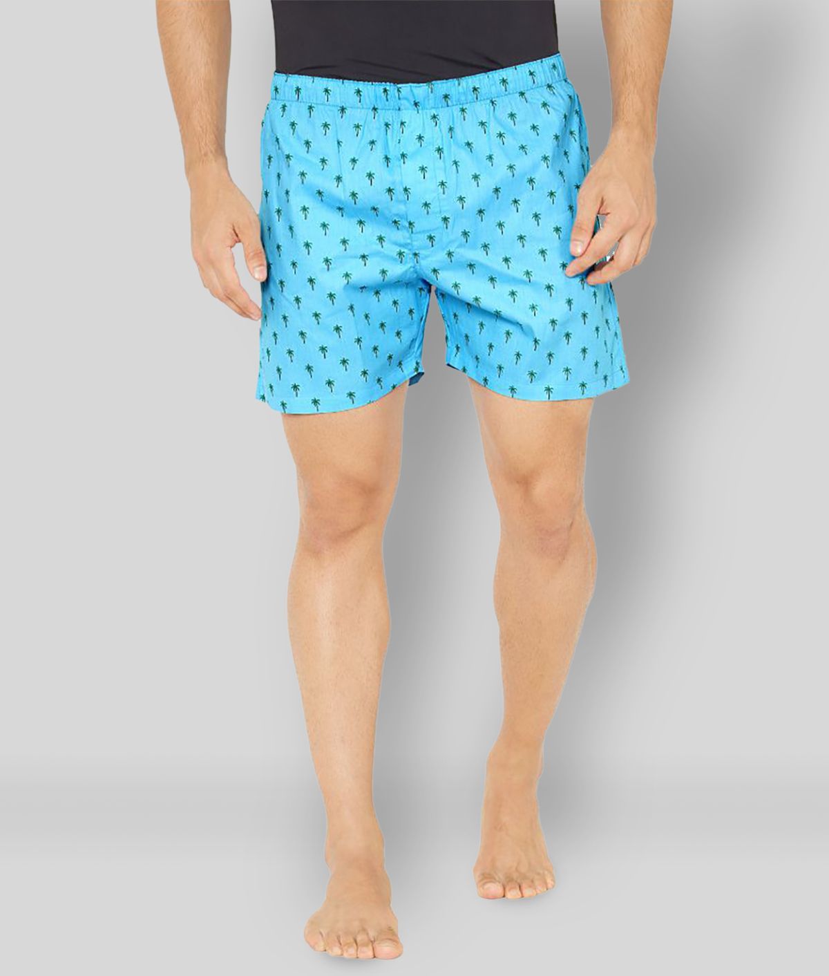     			XYXX Pack of 2 Cotton Blend Men's Boxer- ( Blue )