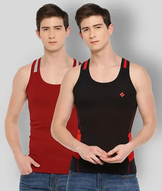  Army Sando For Men Black Combo Baniyan Pack Of 2 / Casual Men  Vest