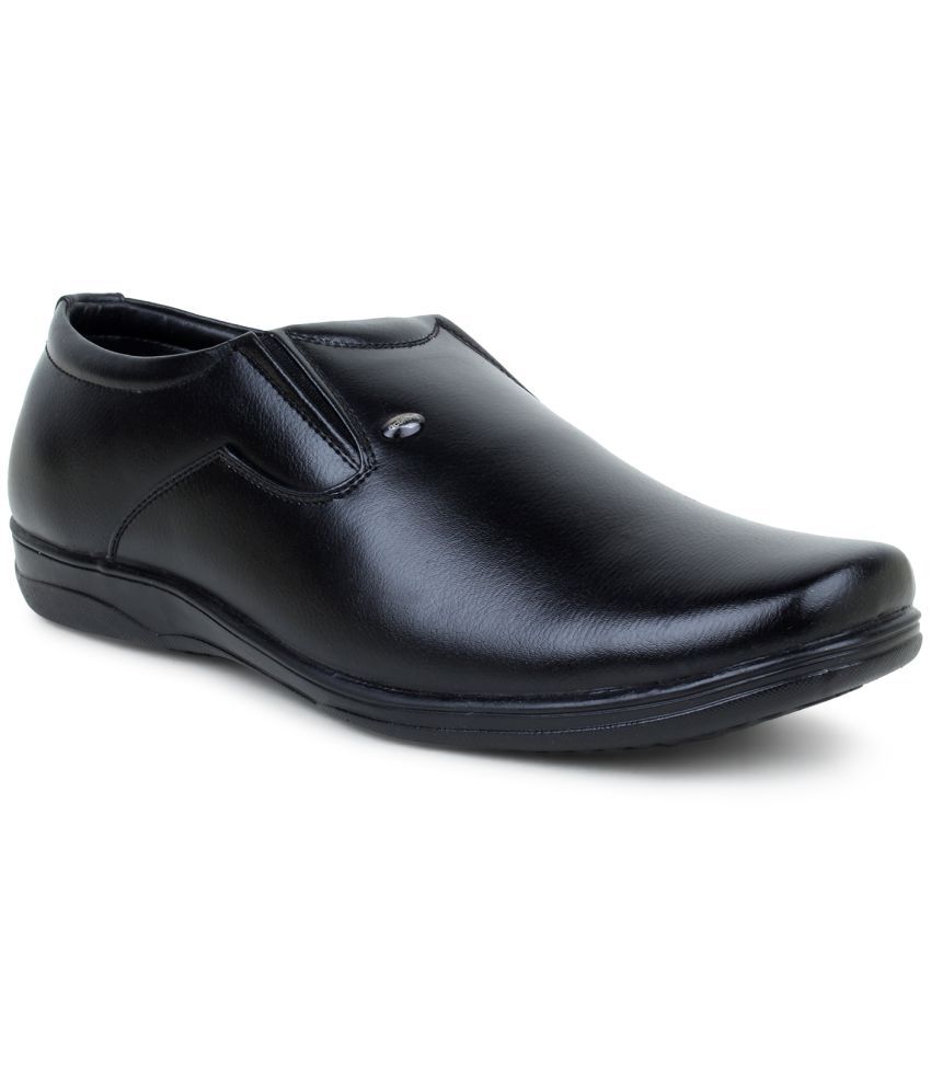     			Action - Black Men's Slip On Formal Shoes