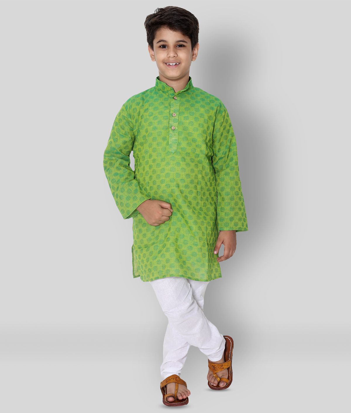     			Fourfolds Ethnic Wear Kurta Pyjama Set for kids and Boys_j004