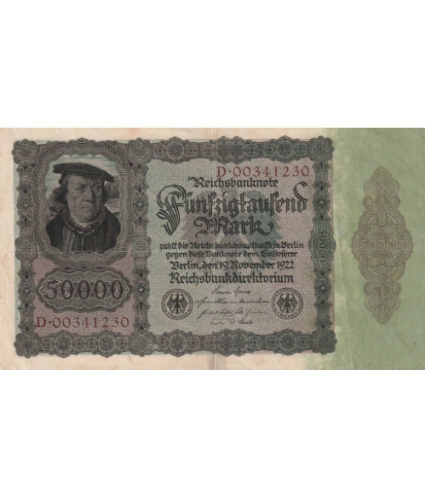    			Numiscart - 50,000 Mark 1 Paper currency & Bank notes