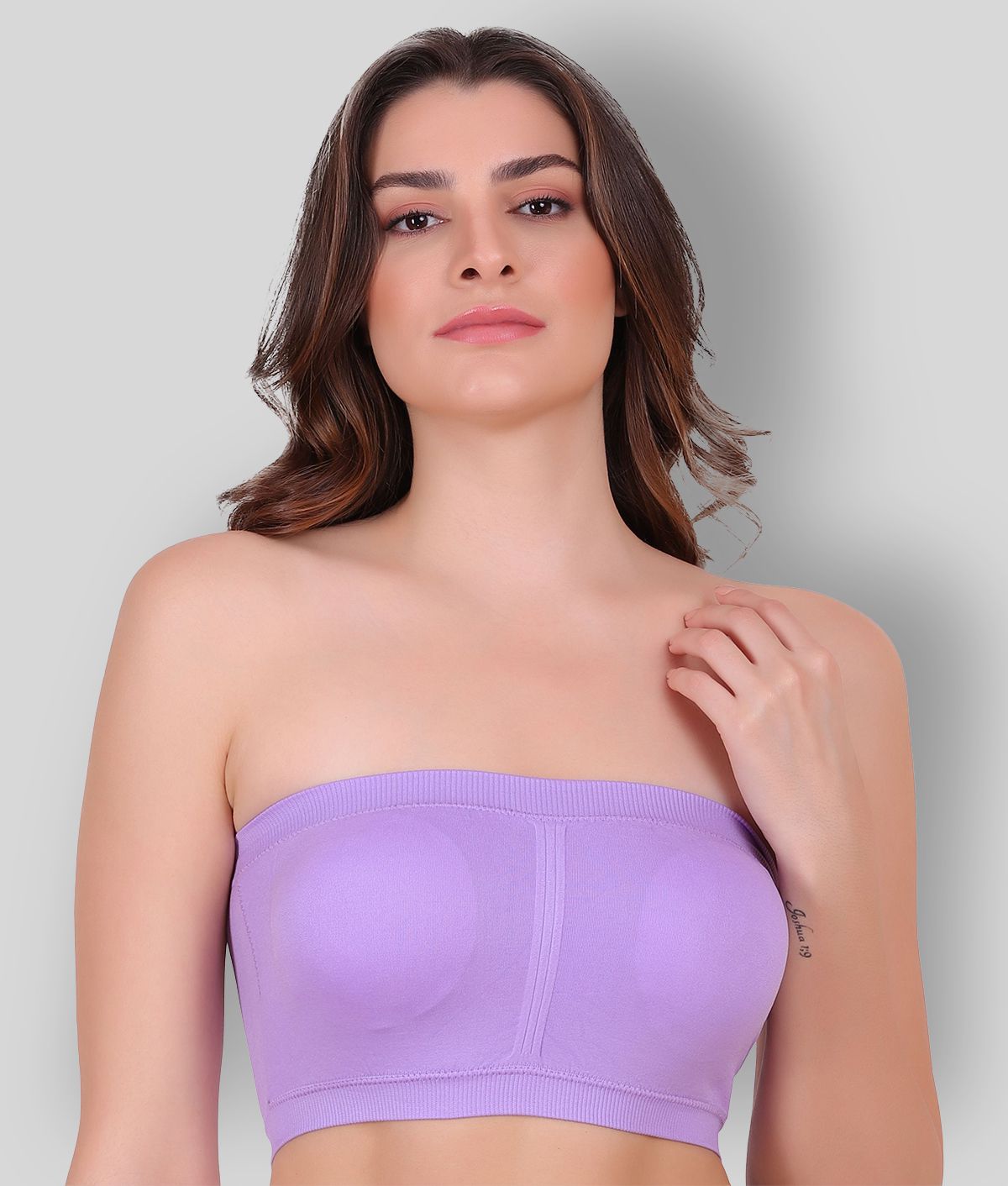 AMOUR SECRET - Purple Nylon Lightly Padded Women's Tube Bra ( Pack of 1 )