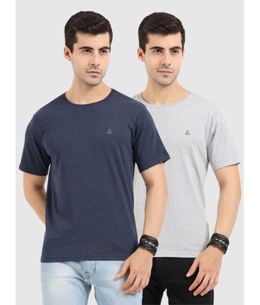     			Ardeur - Multi Cotton Regular Fit Men's T-Shirt ( Pack of 2 )