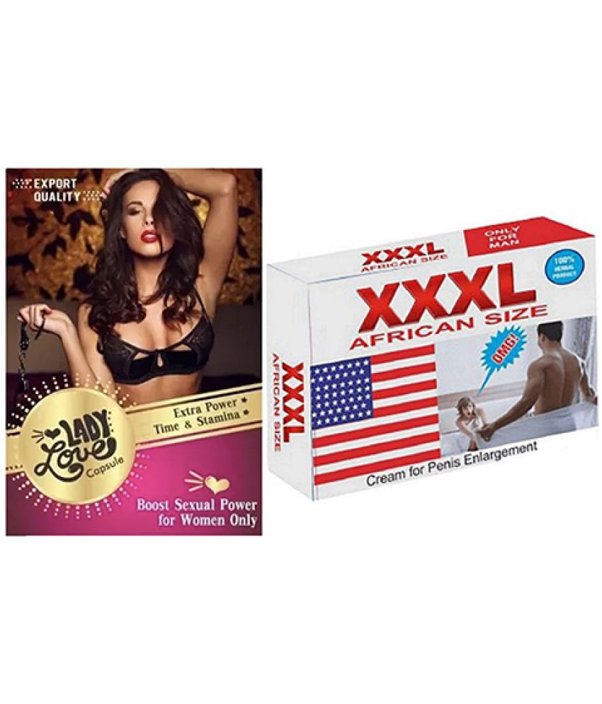     			Combo of Dr. Chopra Lady Love Capsule & XXXL  African size Cream For Men