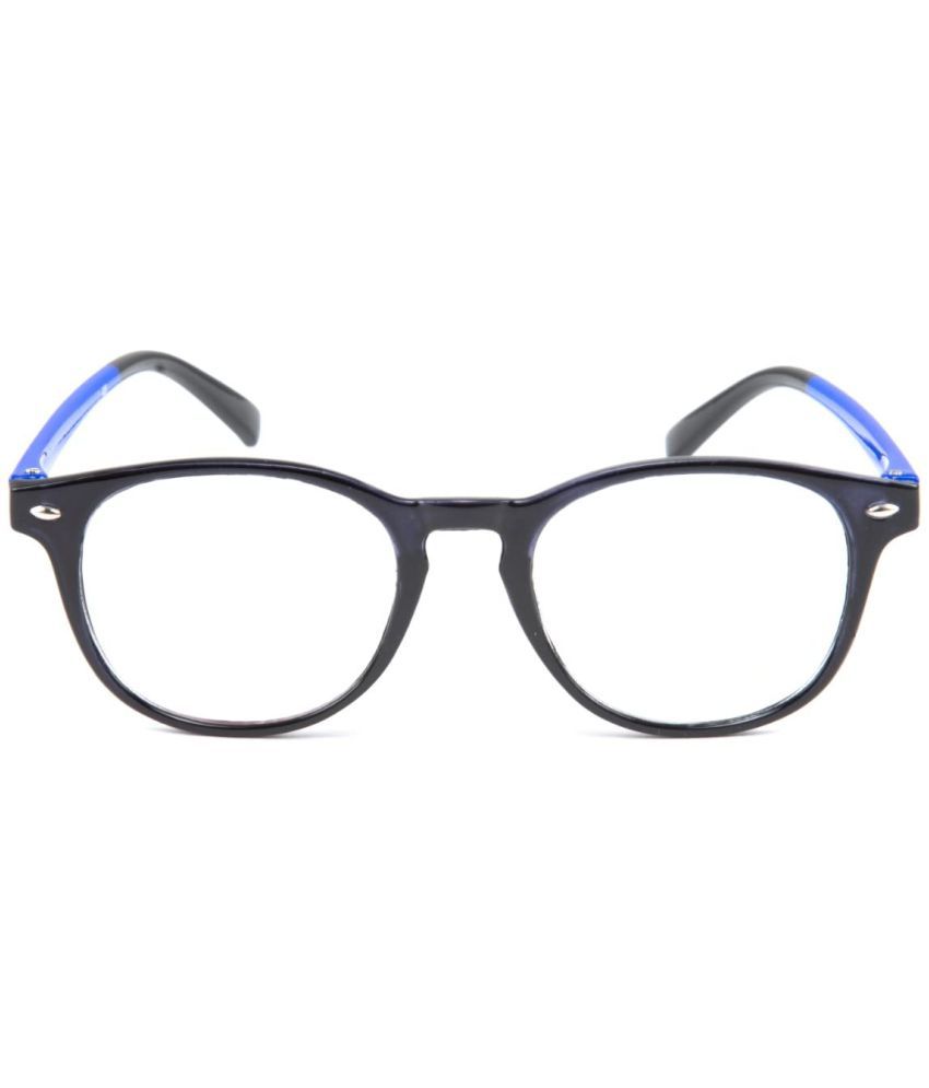     			SAN EYEWEAR - Black Round Eyeglass Frame ( Pack of 1 )
