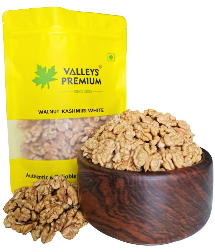     			Valleys Premium Kashmiri White Walnut Kernels Pack 800 Grams (AKHROT GIRI)