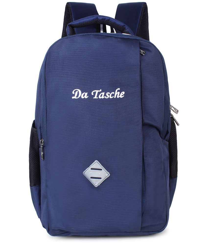 Da Tasche - Navy Blue Polyester Backpack For Kids
