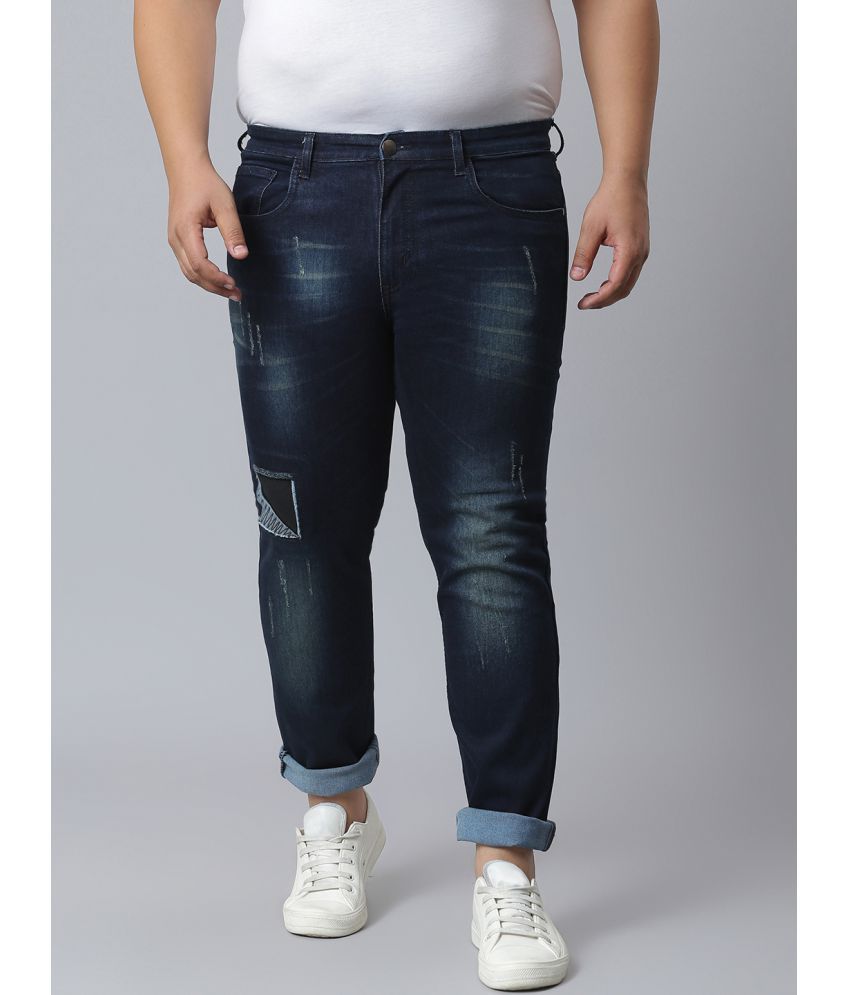     			instaFab - Dark Blue Denim Regular Fit Men's Jeans ( Pack of 1 )