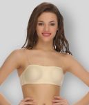 Clovia Cotton Non Padded Women's Tube Bra ( Beige )