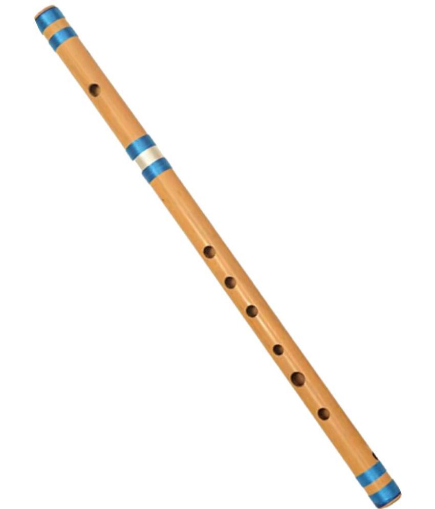 Foora Professional Flute C Scale Flute Bansuri 8 Hole with Resham