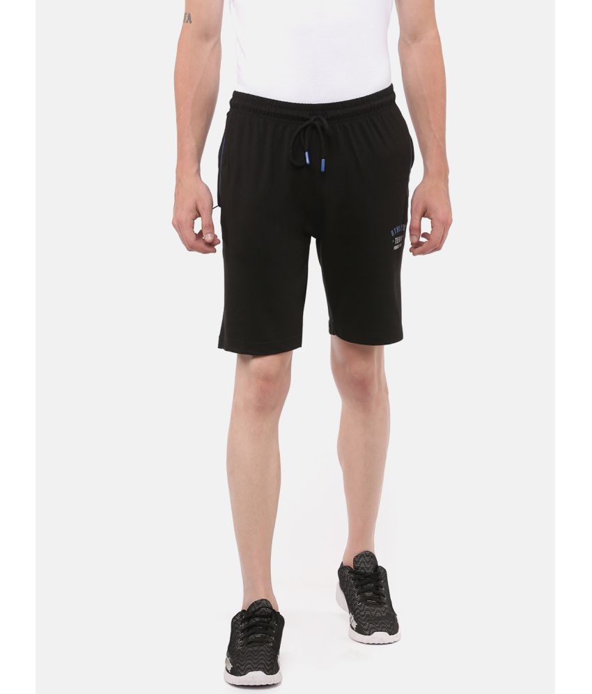     			Force NXT - Black Cotton Men's Shorts ( Pack of 1 )