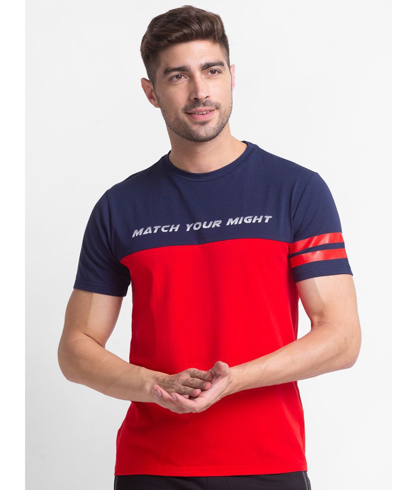     			Globus - Navy Polyester Slim Fit Men's T-Shirt ( Pack of 1 )