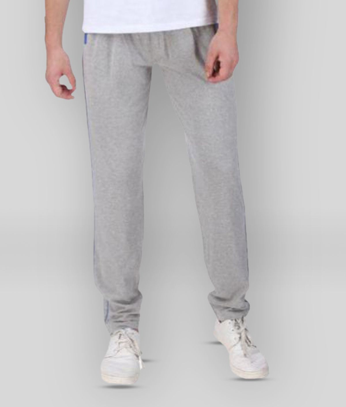     			Neo Garments - Grey Melange Hosiery Men's Trackpants ( Pack of 1 )