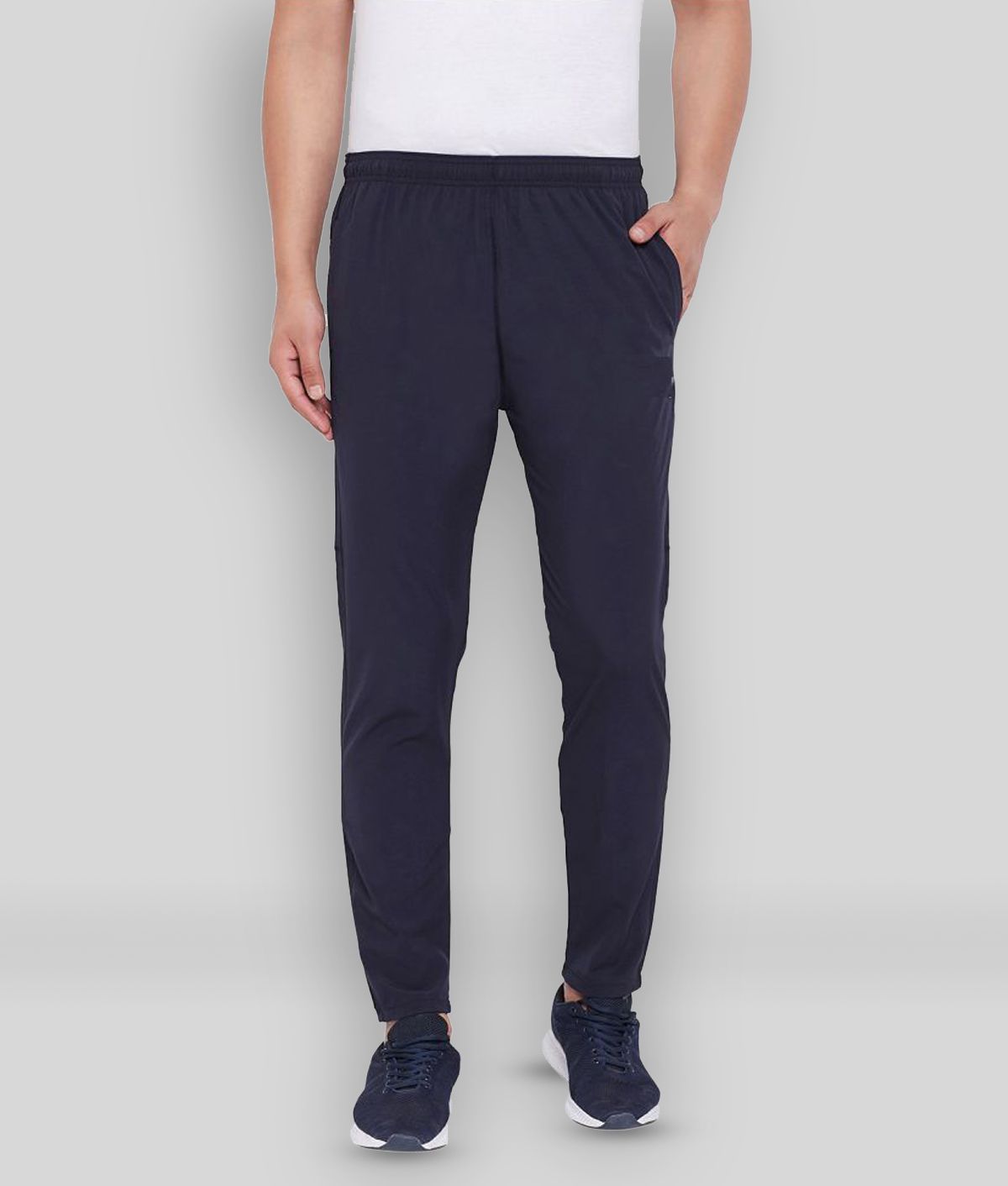     			RANBOLT - Navy Blue Polyester Men's Sports Trackpants ( Pack of 1 )