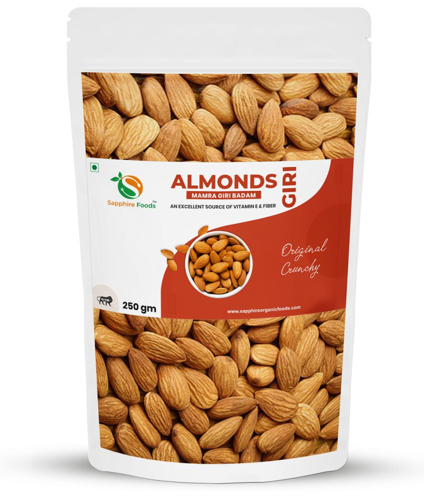 SAPPHIRE FOODS ALMONDS ( MAMRA GIRI BADAM) 250gm Buy SAPPHIRE FOODS