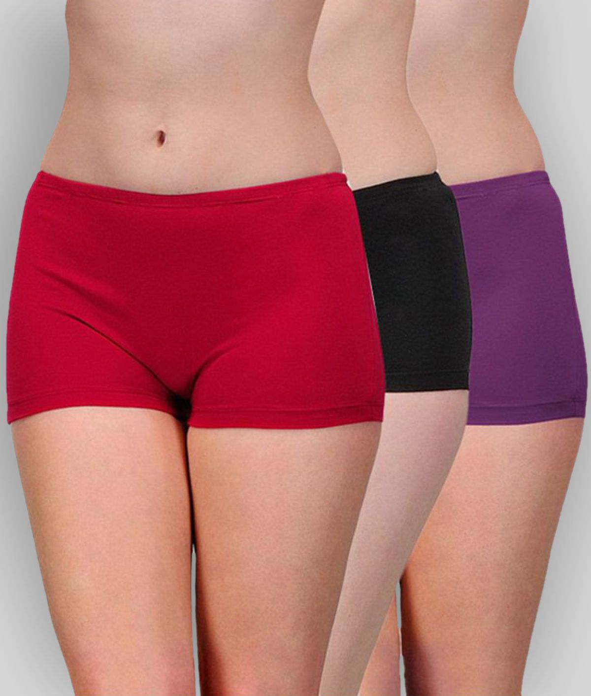     			Softskin - Multicolor Cotton Solid Women's Briefs ( Pack of 3 )