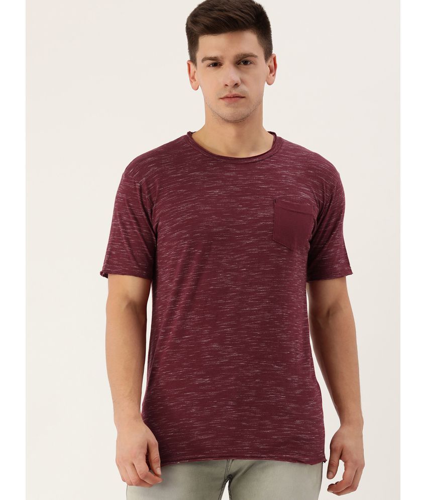     			Dillinger - Maroon Cotton Regular Fit Men's T-Shirt ( Pack of 1 )