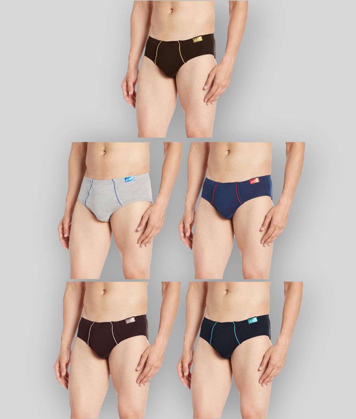     			Euro Multi Brief Pack of 5