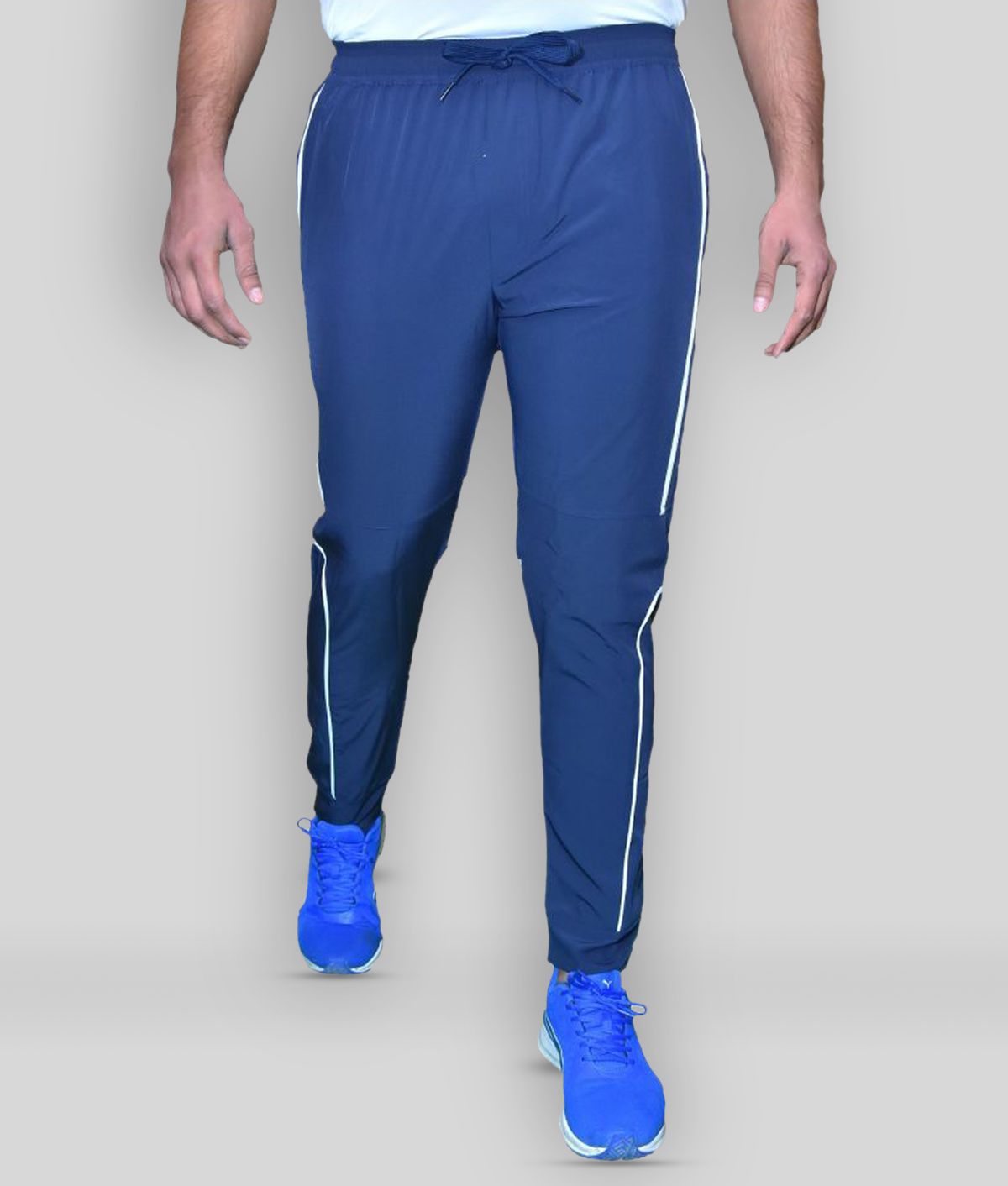 RANBOLT - Navy Blue Polyester Men's Sports Trackpants ( Pack of 1 ...