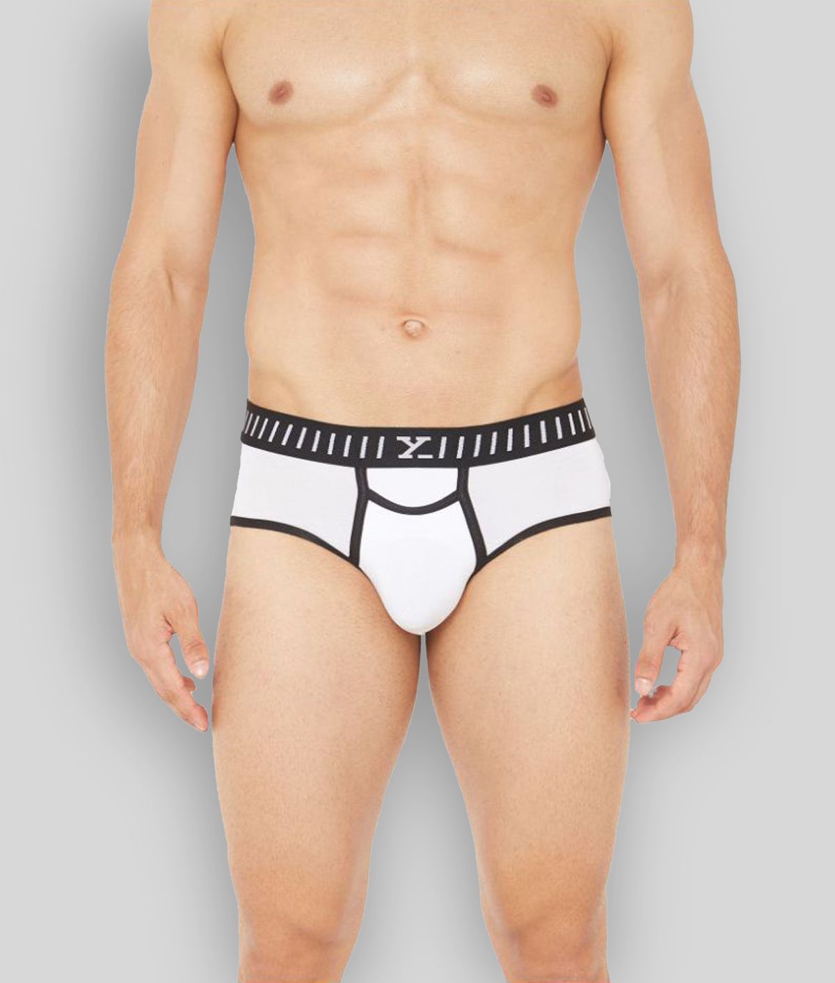     			XYXX Pack of 1 Modal Briefs For Men's ( White )